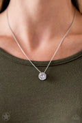 What A Gem - White Necklace