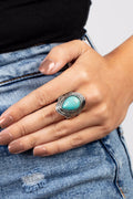 Saguaro Scene - Blue Ring