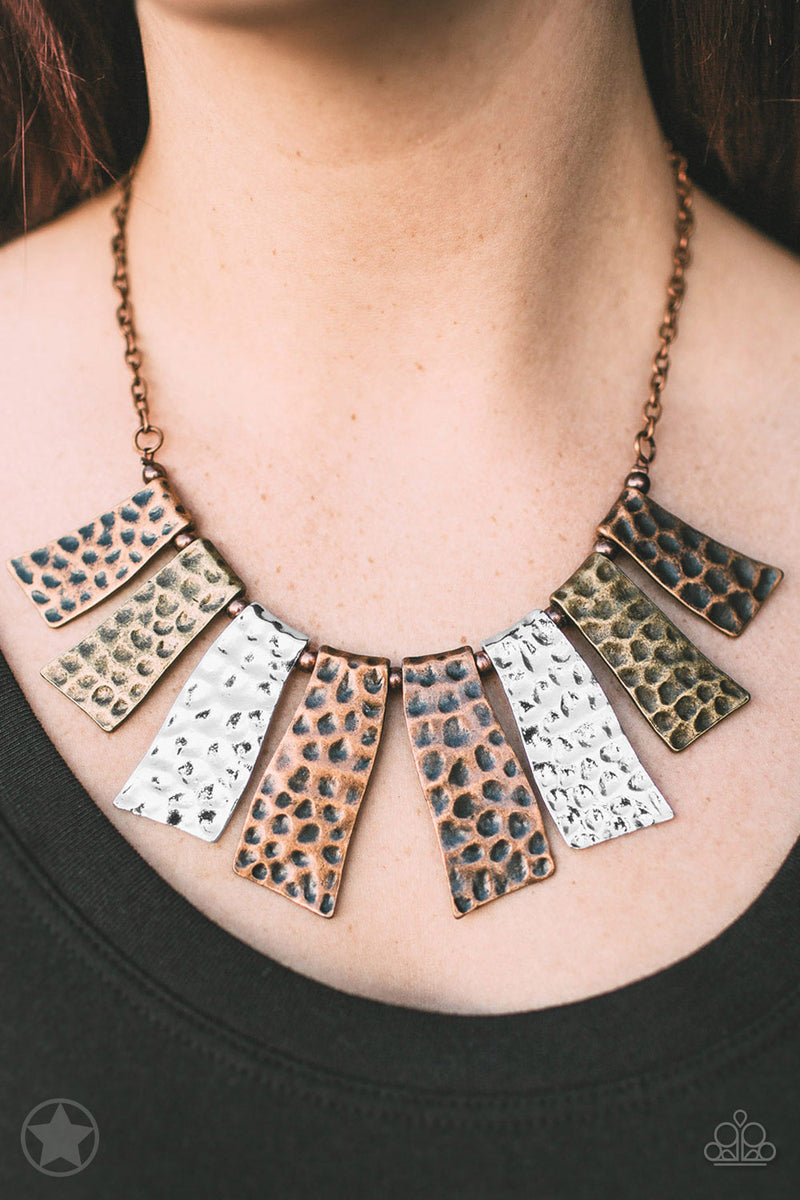 A Fan of the Tribe - Copper Necklace