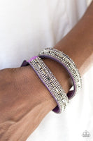Shimmer and Sass - Purple Bracelet