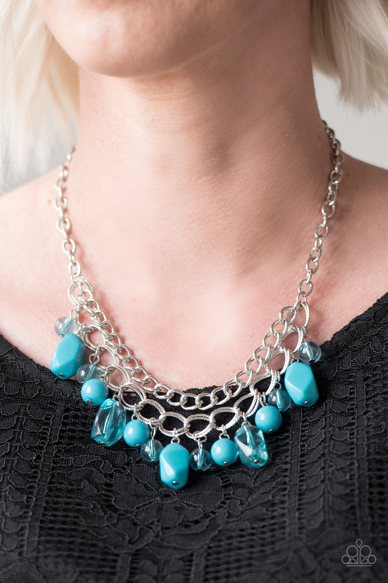 Brazilian Bay - Blue Necklace