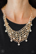Fishing for Compliments - Gold Necklace