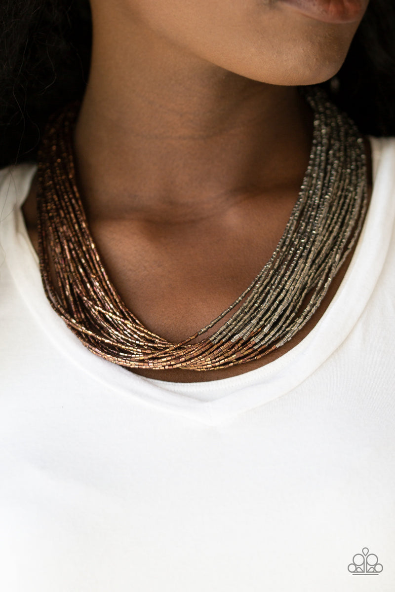 Flashy Fashion - Copper Necklace