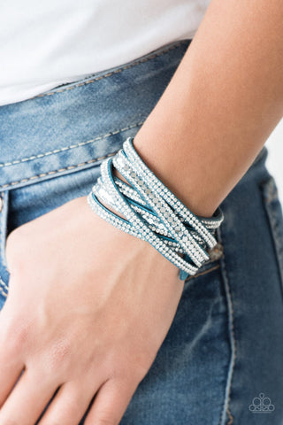 Rock Star Attitude - Blue Bracelet