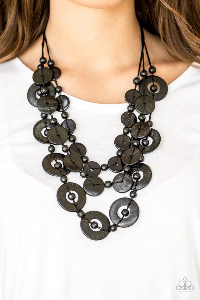 Catalina Coastin - Black Necklace