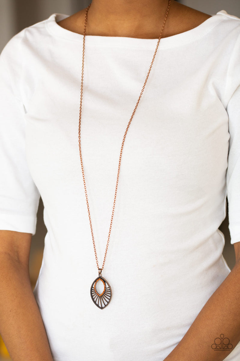 Court Couture - Copper Necklace