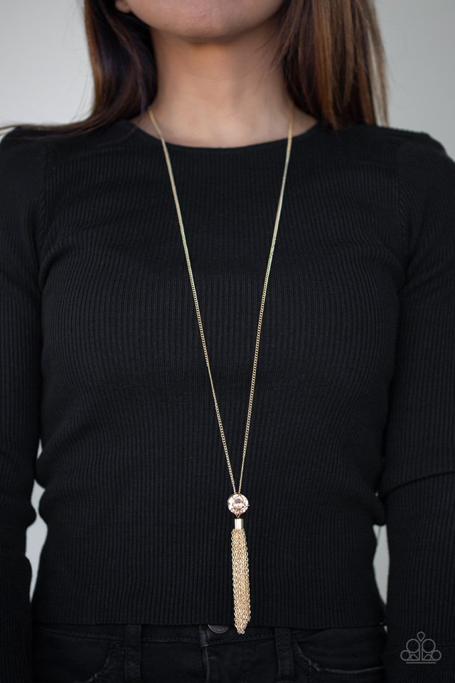 Five Alarm Firework - Gold Necklace