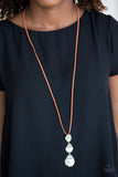 Embrace The Journey - Orange Necklace