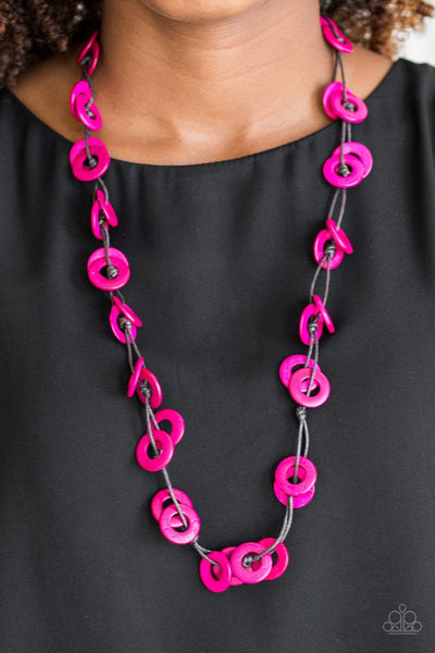 Waikiki Winds - Pink Necklace