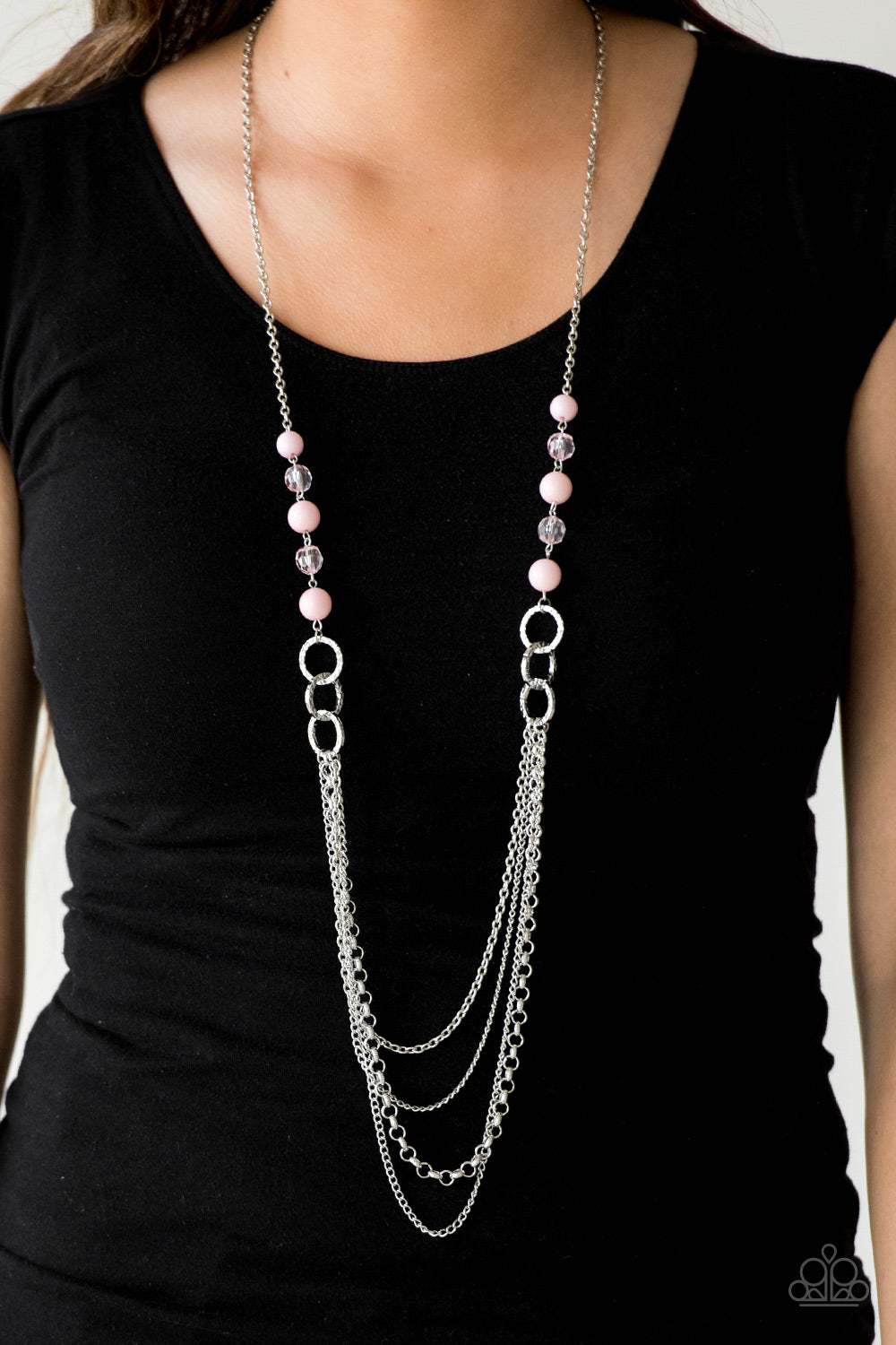Vividly Vivid - Pink Necklace