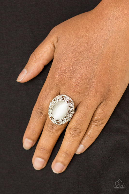 Moonlit Marigold - White Ring