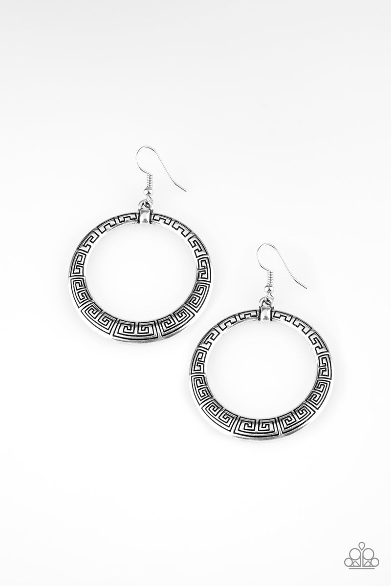 mayan-mantra-silver-earrings