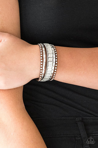 Rock Star Rocker - Brown Bracelet
