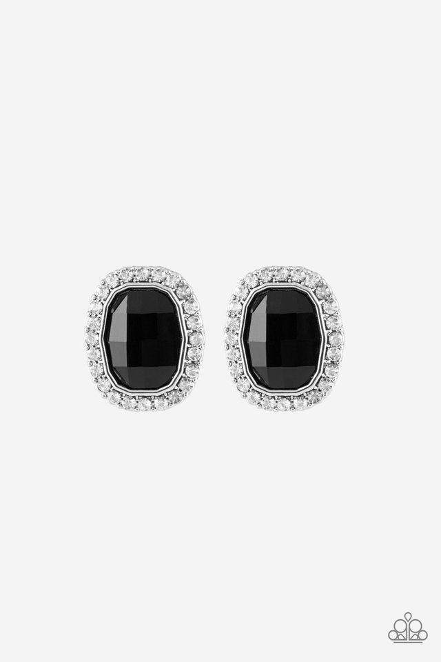the-modern-monroe-black-post earrings