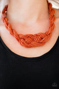 A Standing Ovation - Orange Necklace