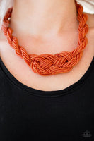 A Standing Ovation - Orange Necklace