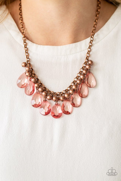 Fashionista Flair - Copper Necklace