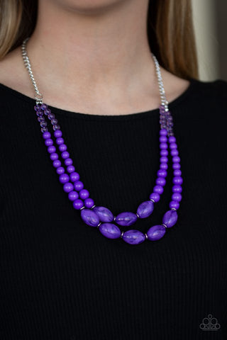 Sundae Shoppe - Purple Necklace