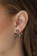 A Force To BEAM Reckoned With - Brass Post Earrings