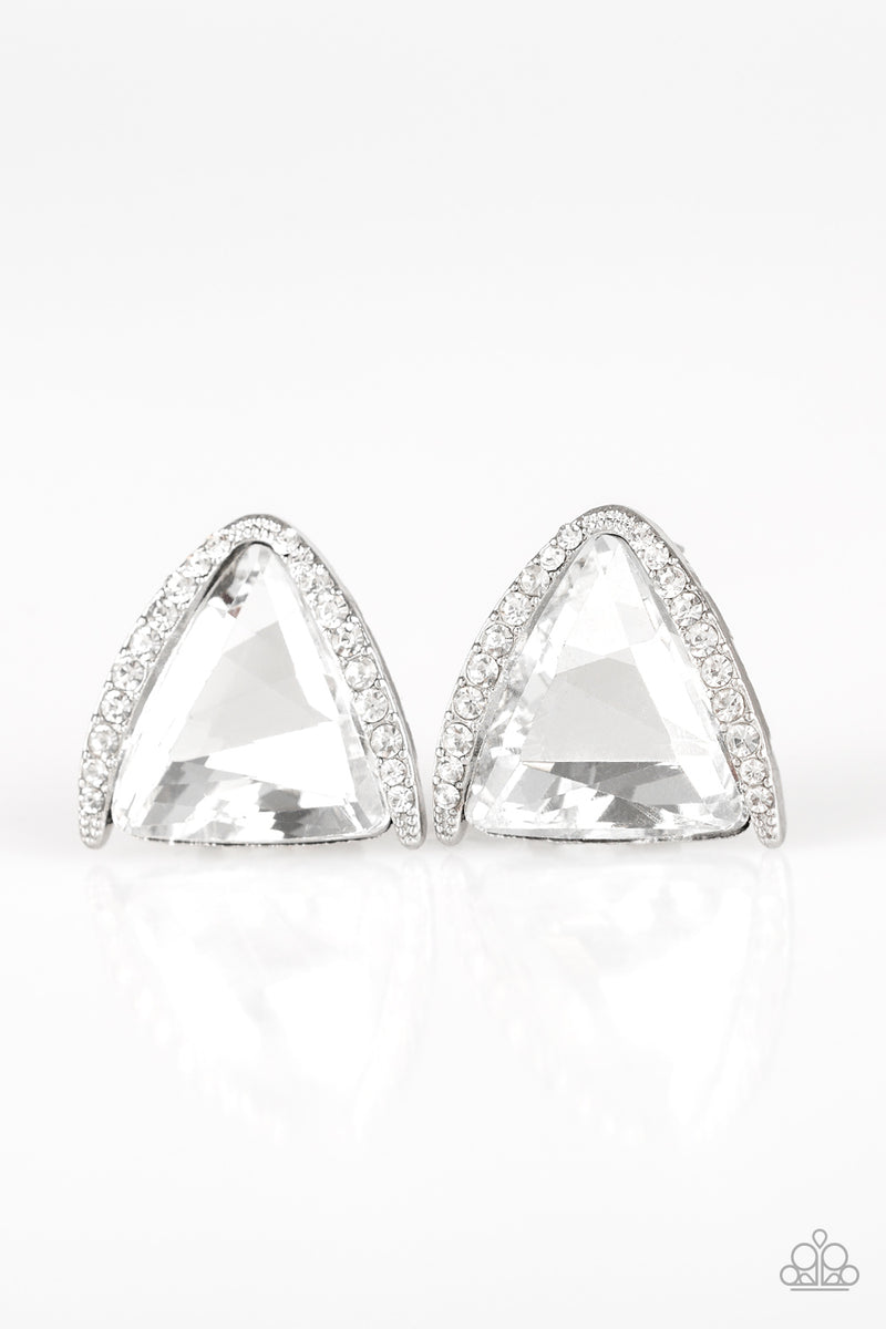 exalted-elegance-white-post earrings