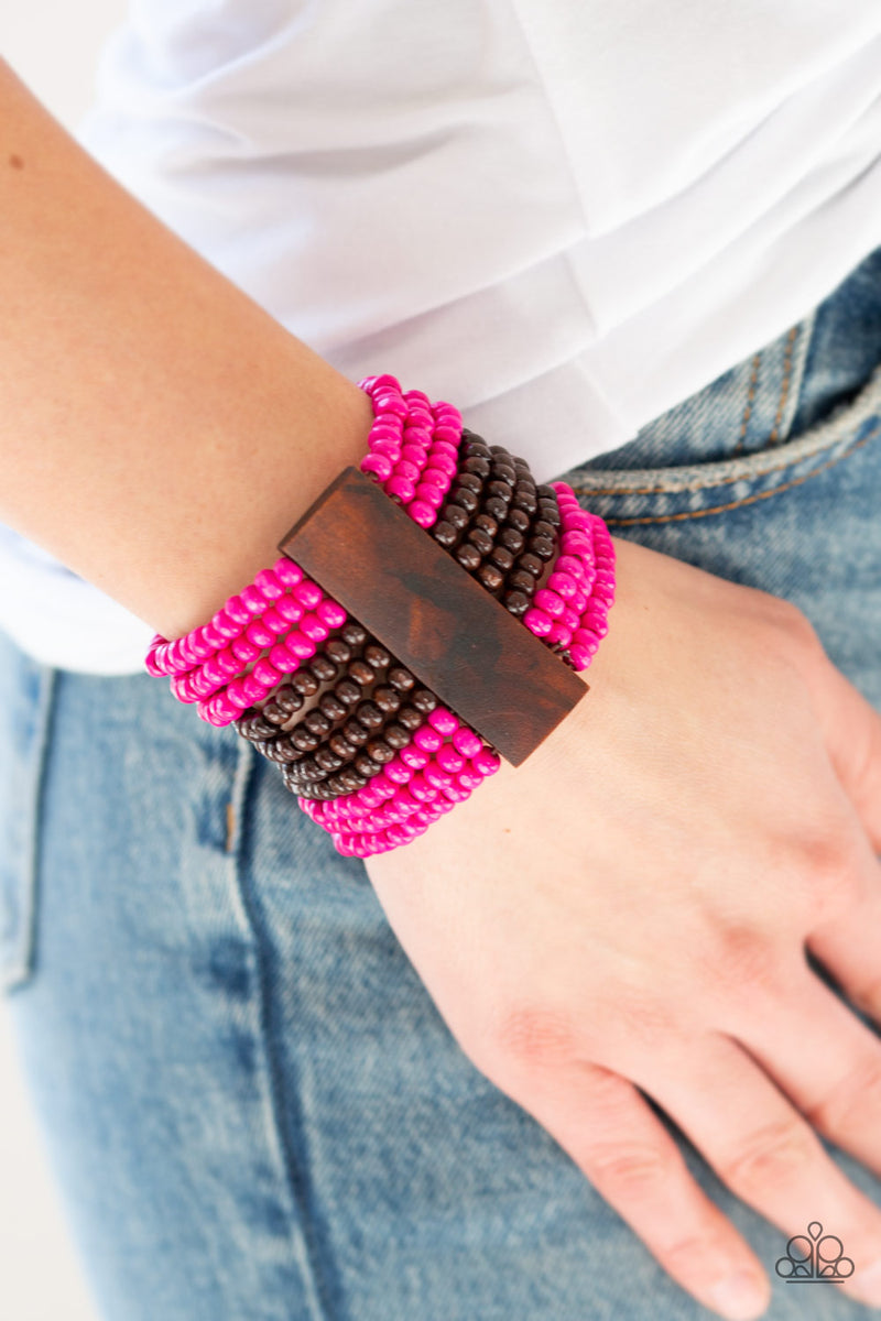 JAMAICAN Me Jam - Pink Bracelet