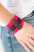 JAMAICAN Me Jam - Pink Bracelet