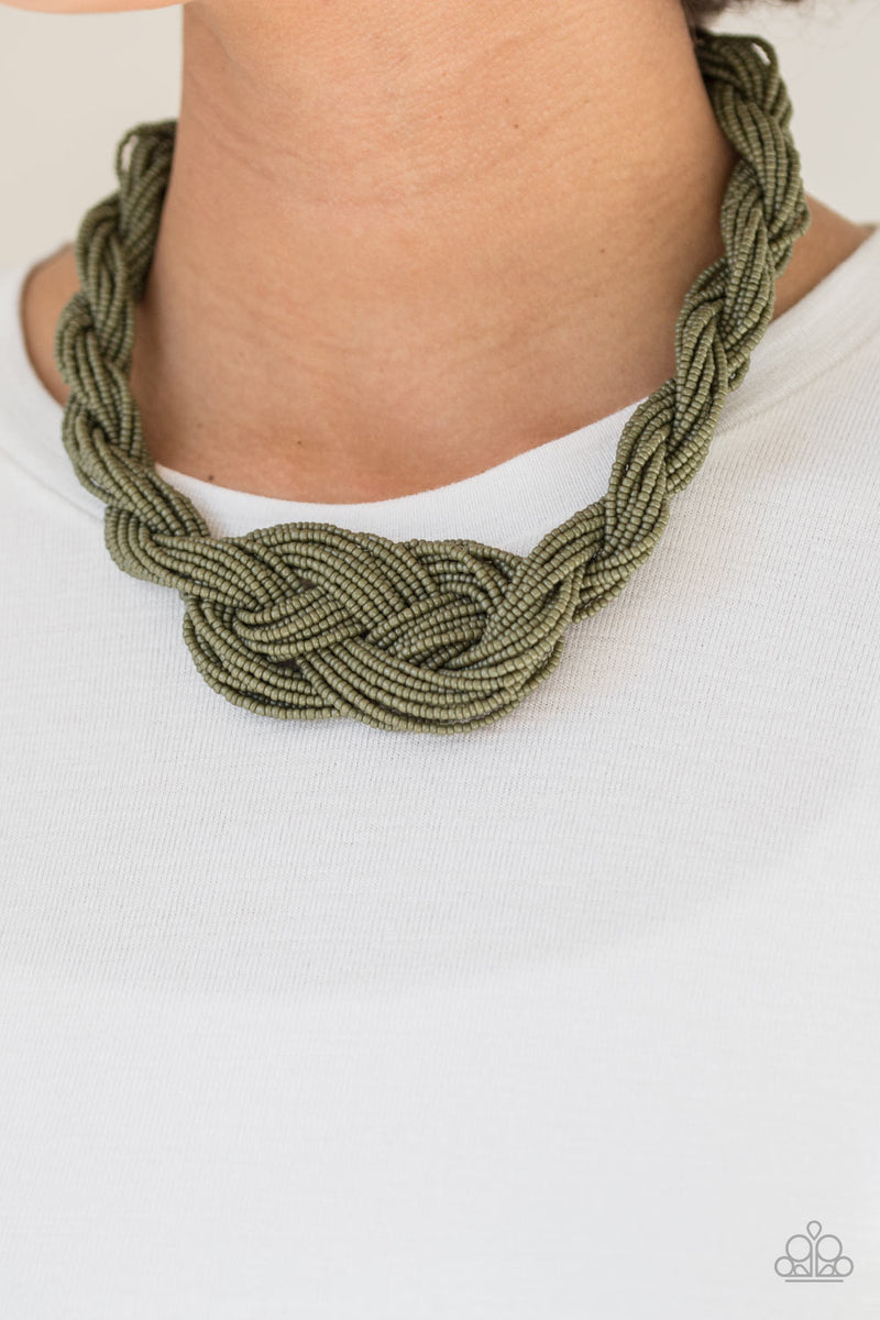 A Standing Ovation - Green Necklace