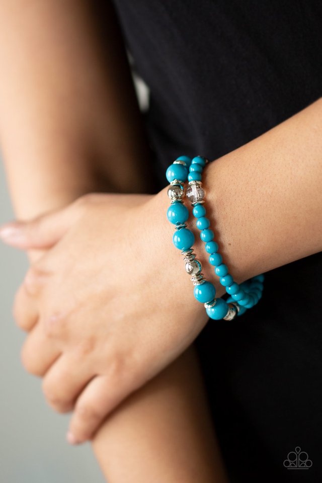Colorful Collisions - Blue Bracelet