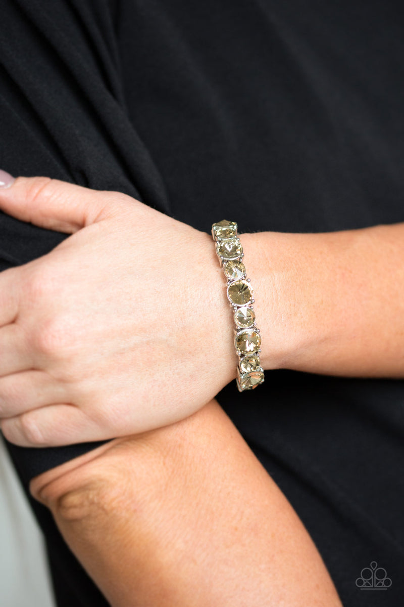Born To Bedazzle - Brown Bracelet