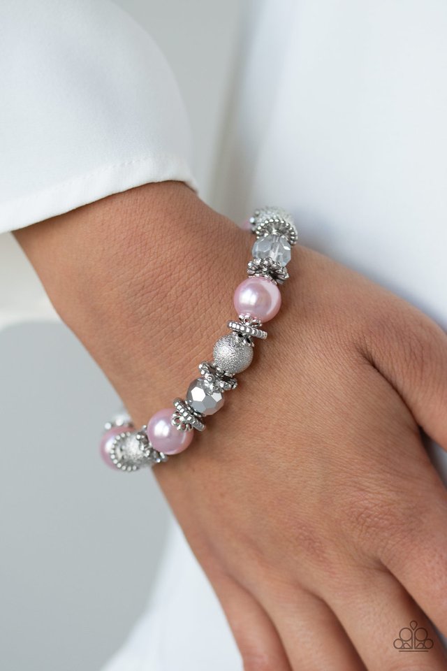 Sparking Conversation - Pink Bracelet