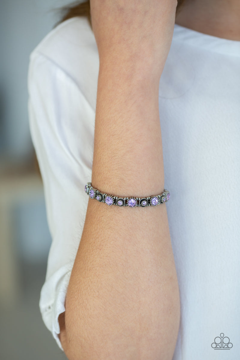 Heavy On The Sparkle - Purple Bracelet