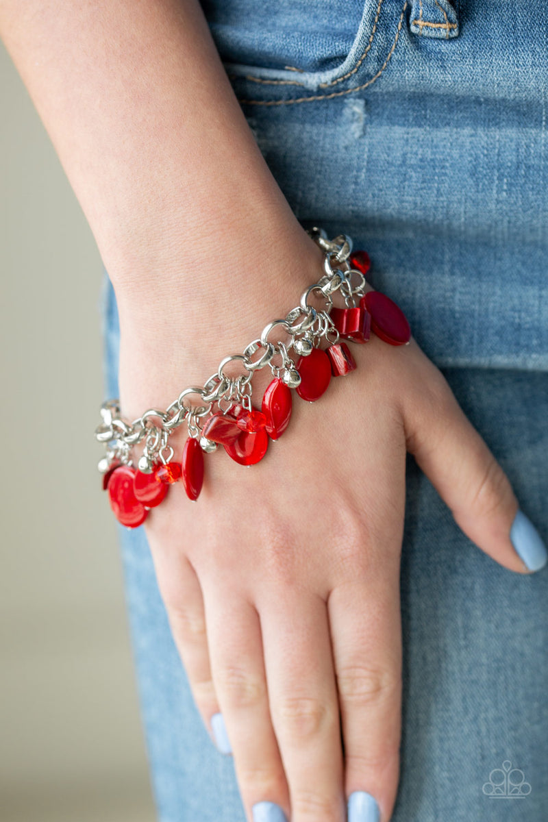 Seashore Sailing - Red Bracelet