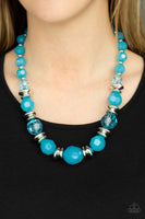 Dine and Dash - Blue Necklace