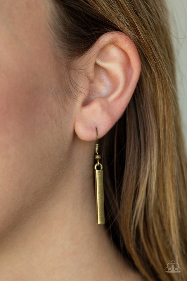 Confidently Cleopatra - Brass Necklace