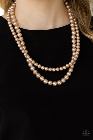 Woman Of The Century - Brown Necklace
