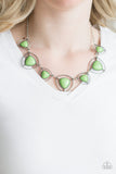 Make A Point - Green Necklace