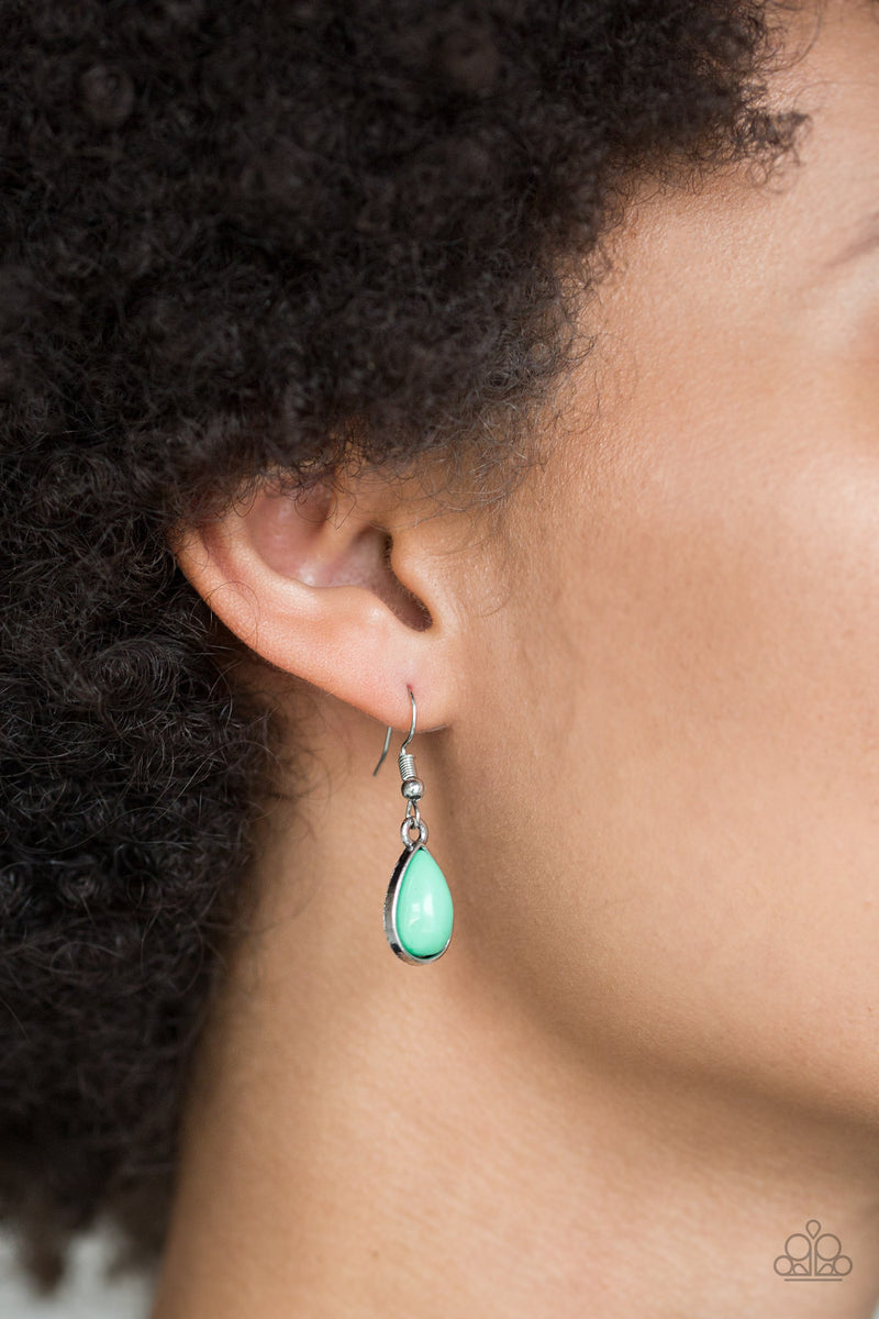 Jaw-Dropping Diva - Green Necklace