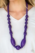 Summer Breezin - Purple Necklace