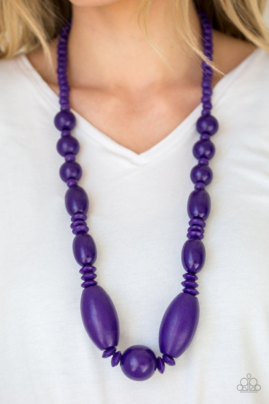 Summer Breezin - Purple Necklace
