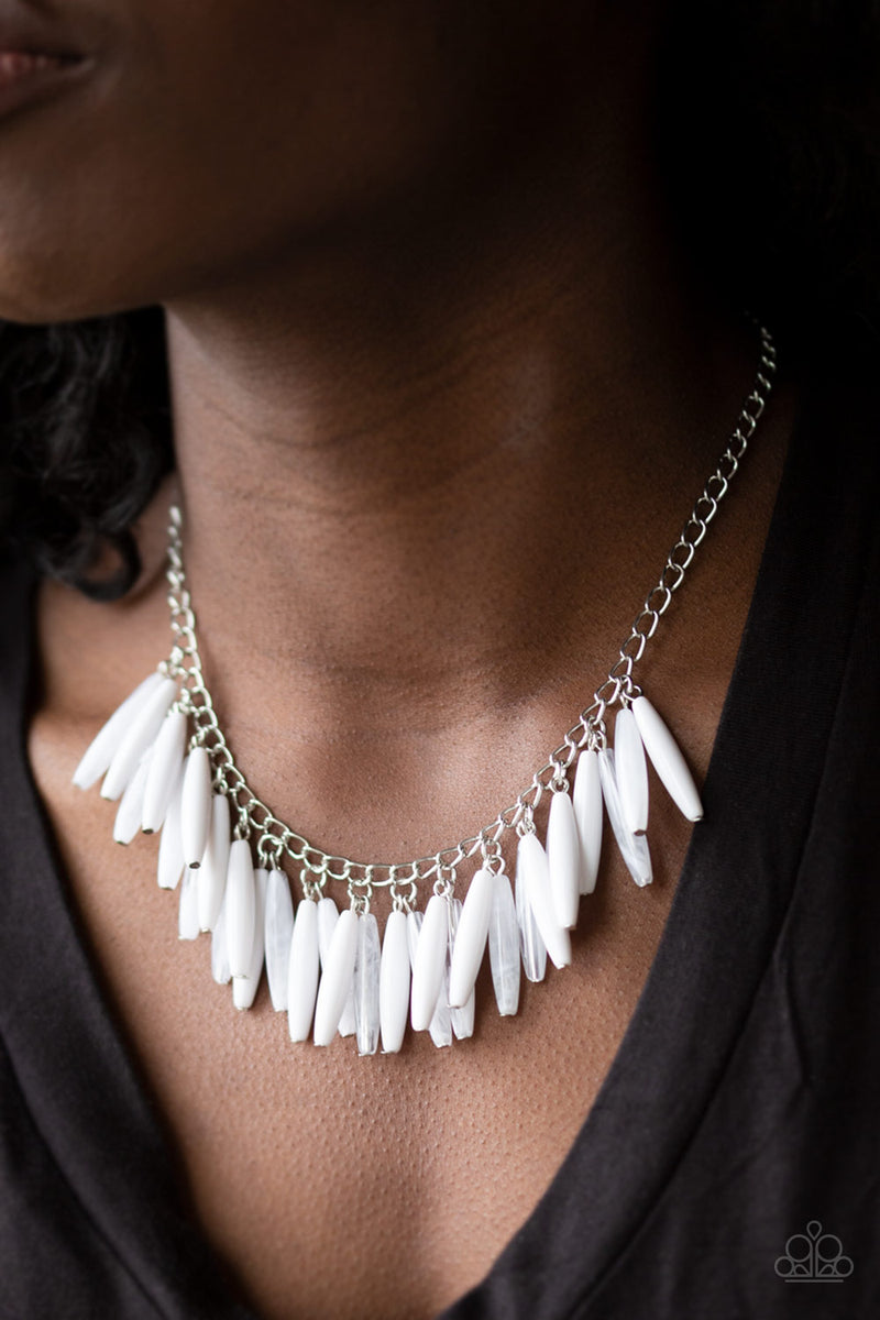 Full Of Flavor - White Necklace
