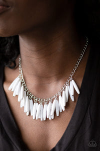 Full Of Flavor - White Necklace