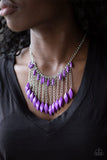 Venturous Vibes - Purple Necklace