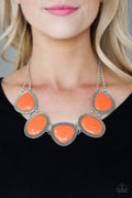 Viva La VIVID - Orange Necklace