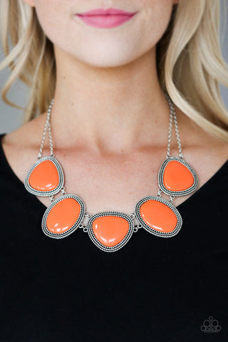Viva La VIVID - Orange Necklace