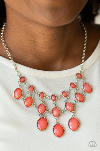 Mermaid Marmalade - Orange Necklace