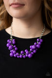 Walk This BROADWAY - Purple Necklace