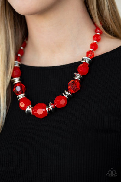 Dine and Dash - Red Necklace