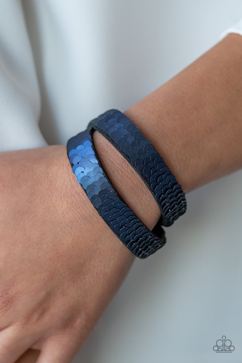 Under The SEQUINS - Blue Bracelet