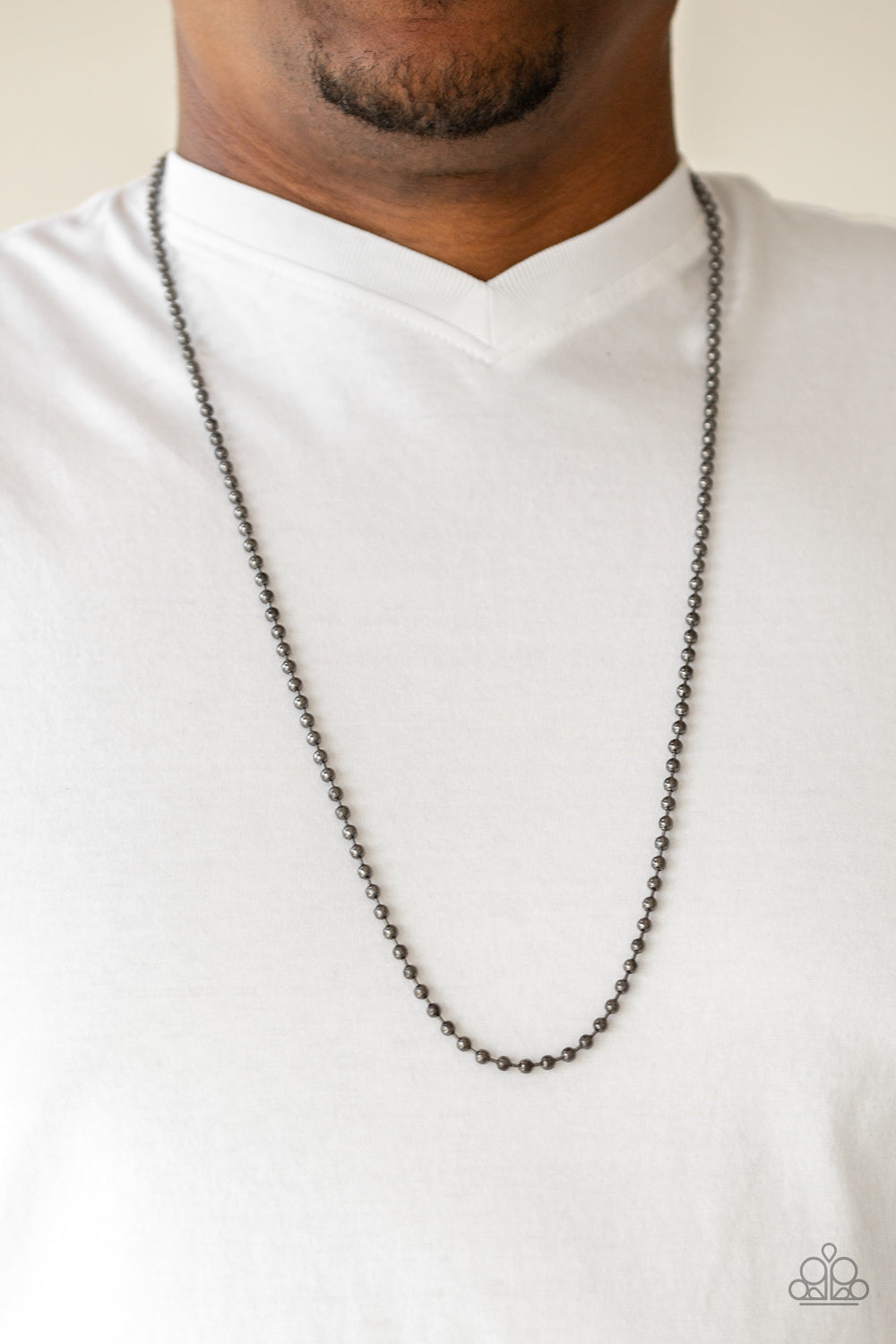 Cadet Casual - Black Mens Necklace