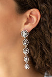 Drippin In Starlight - Silver Post Earrings